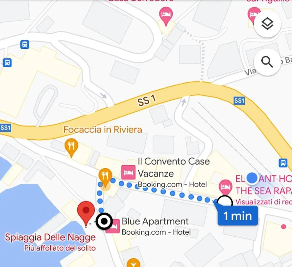 Apartment Elegant House By The Sea Rapallo - 50 Meters From The Beach ,Near Portofino Italy
